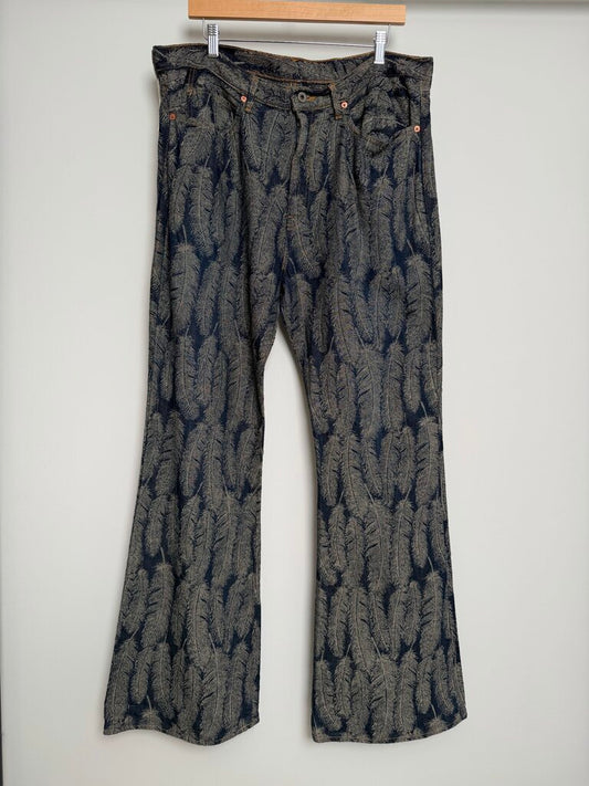 Preowned Kapital Raw Feather Denim Size 38