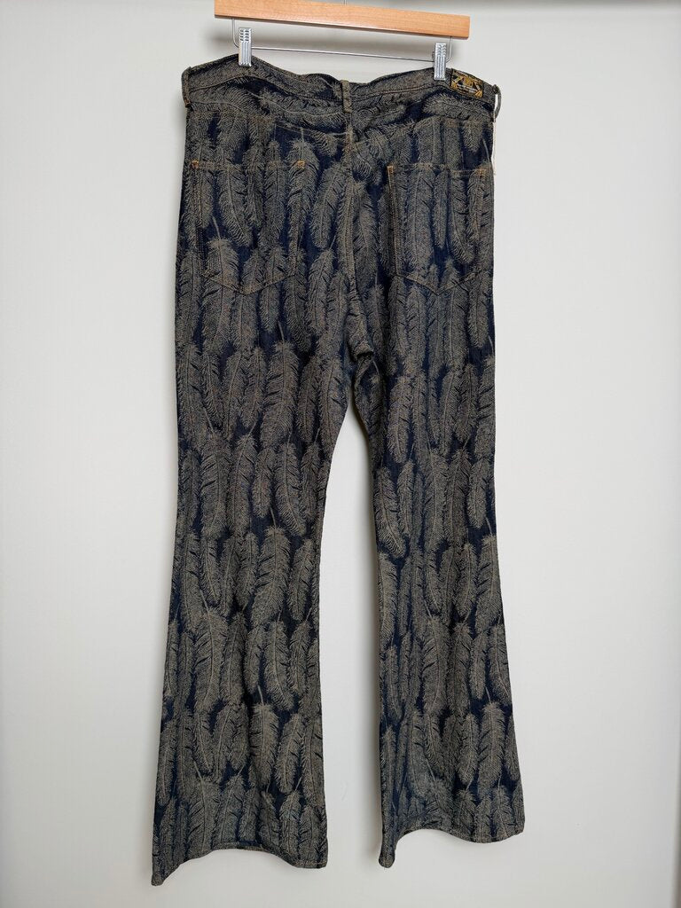 Preowned Kapital Raw Feather Denim Size 38