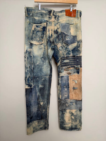 Preowned Kapital Boro Patch Denim sz.36