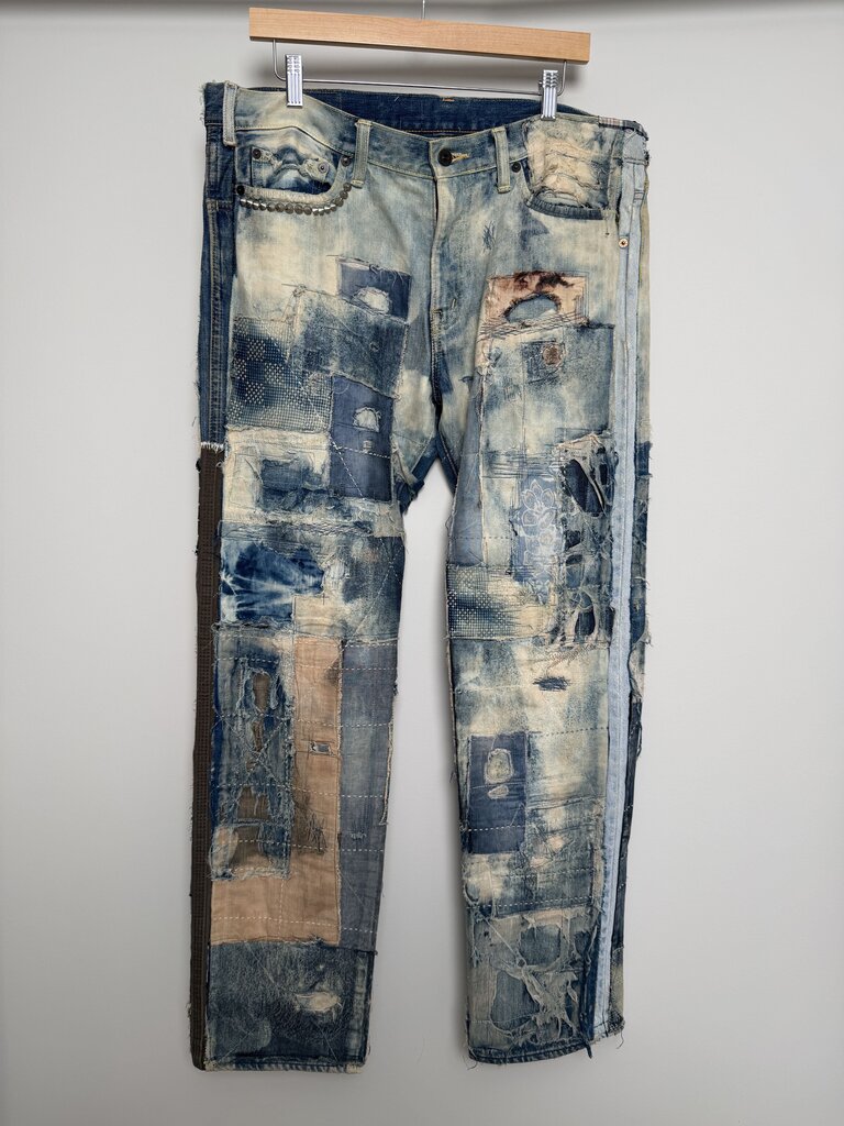 Preowned Kapital Boro Patch Denim sz.36