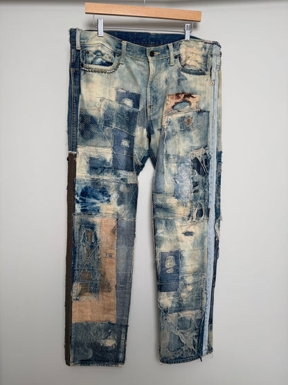 Preowned Kapital Boro Patch Denim sz.36