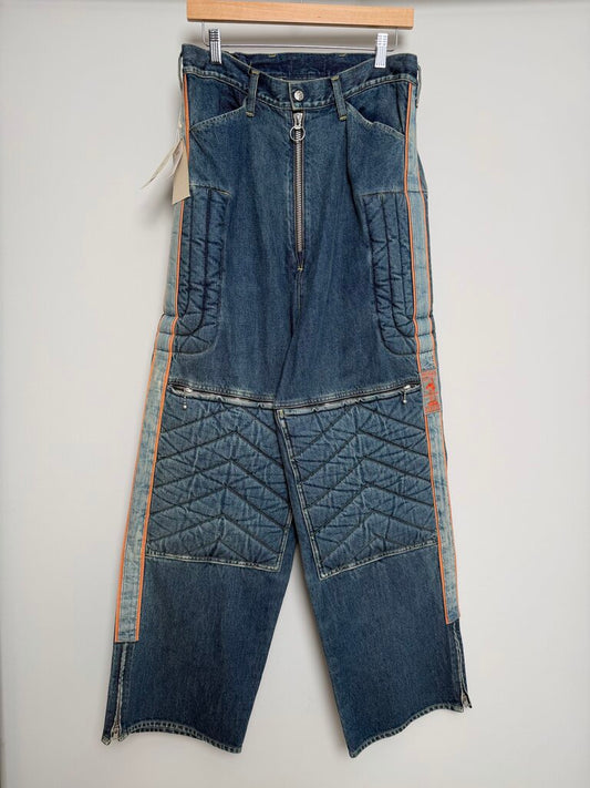 New Kapital Moto Lightwash Denim Jeans Size 4
