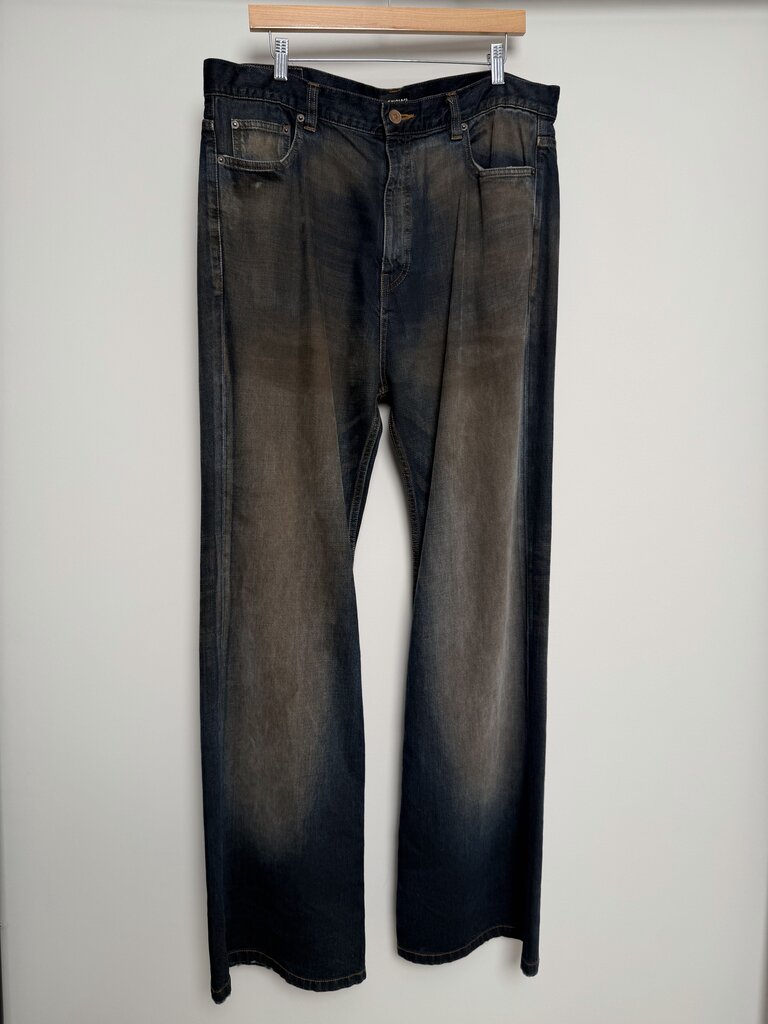 Preowned Balenciaga Dark Wash Flare Denim Size Large