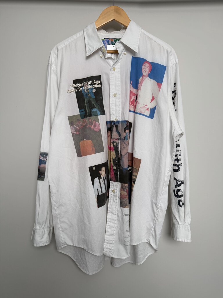 Preowned Better With Age Polo White Button Up size XL