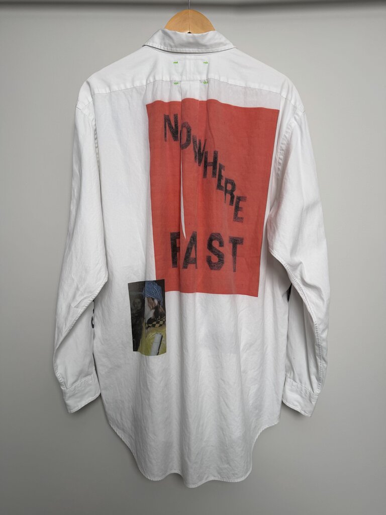 Preowned Better With Age Polo White Button Up size XL