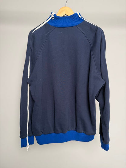 Preowned Louis Vuitton Navy Blue qtr Zip Sweater size L