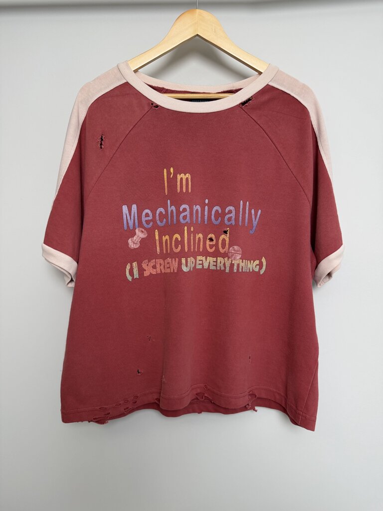 New Gv Gallery Greedy Unit Red Mechanic Tee Size XL