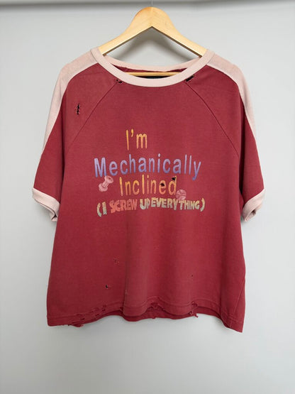 New Gv Gallery Greedy Unit Red Mechanic Tee Size XL