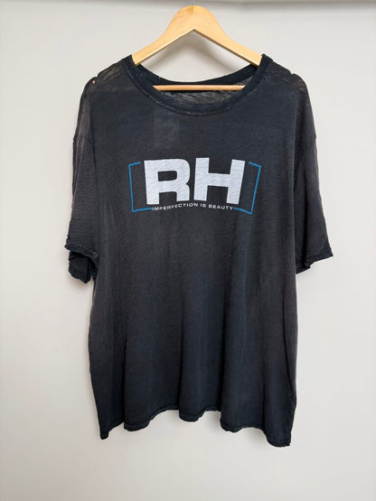New GV Gallery RH Distressed Fade Black Tee sz.XXL