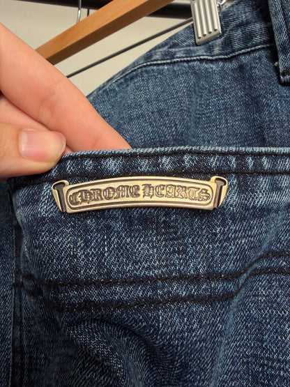 Preowned Chrome Heat Turbo Diesel Carpenter Denim Jeans size 36