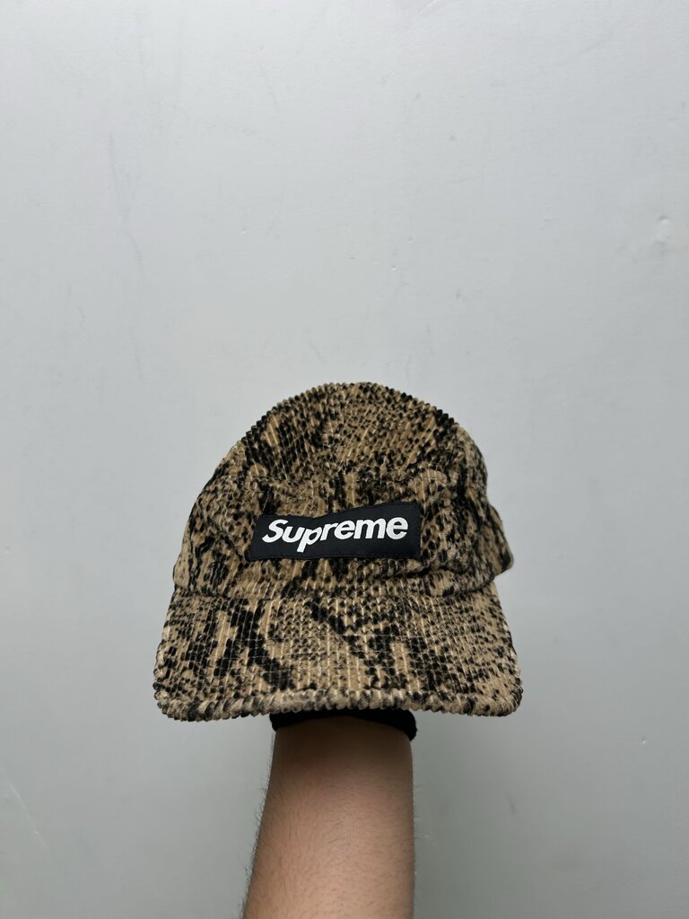 Preowned Supreme Cheetah Bogo Camp Hat