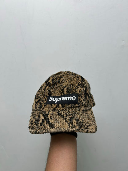 Preowned Supreme Cheetah Bogo Camp Hat