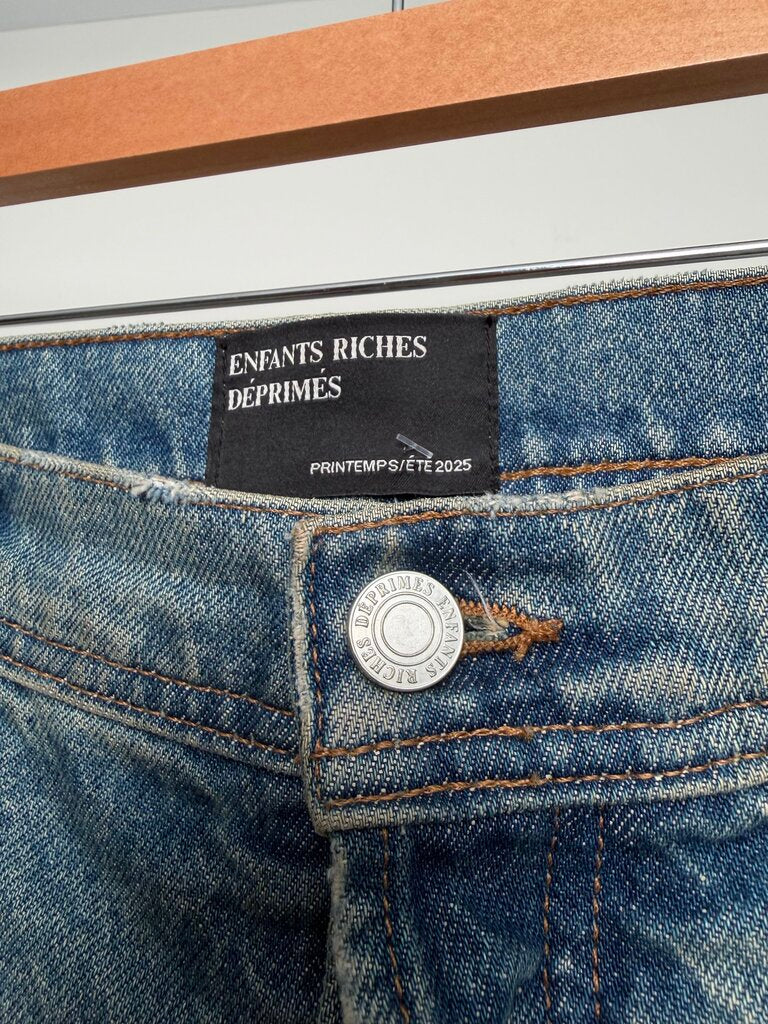 Preowned ERD Lightwash Mud Wash Straight Denim size 36