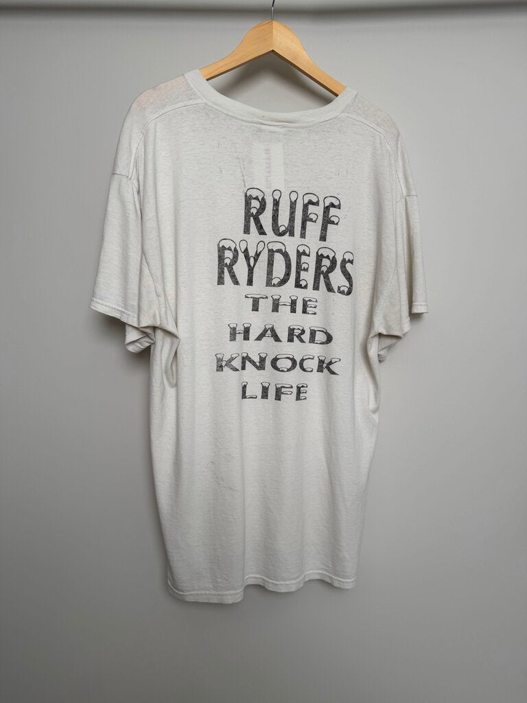1998-99 Ruff Ryders and Hard Knock Tour White Tee size 2XL