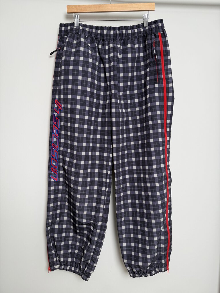 New Hidden Season Black Grey Red Track Pants size XL