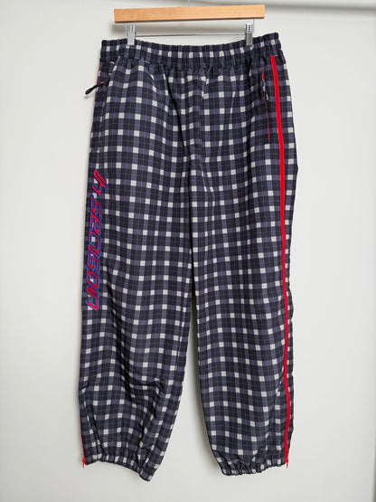 New Hidden Season Black Grey Red Track Pants size XL