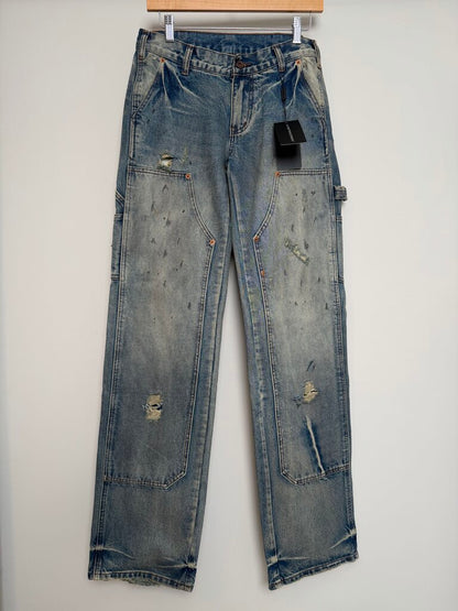 New GV Gallery Double Knee Carpenter Swiss Denim size XL