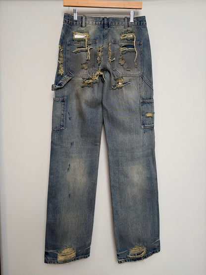 New GV Gallery Double Knee Carpenter Swiss Denim size XL