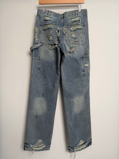 New GV Gallery Double Knee Carpenter Swiss Denim size M