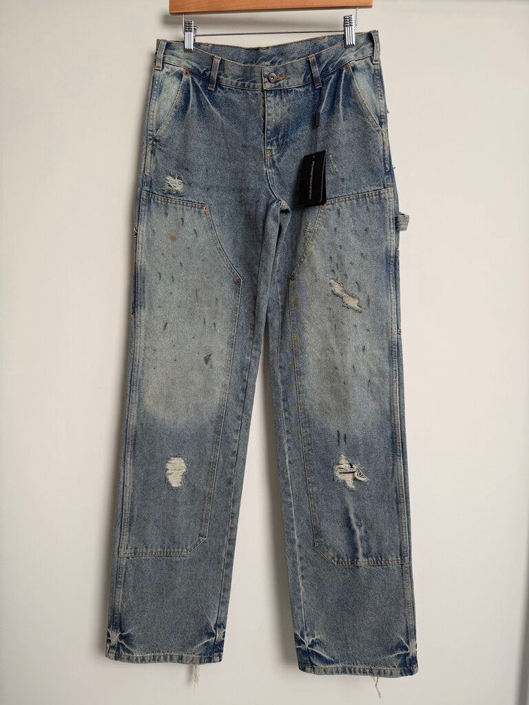 New GV Gallery Double Knee Carpenter Swiss Denim size M
