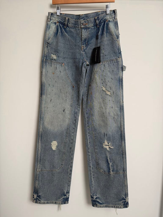 New GV Gallery Double Knee Carpenter Swiss Denim size M