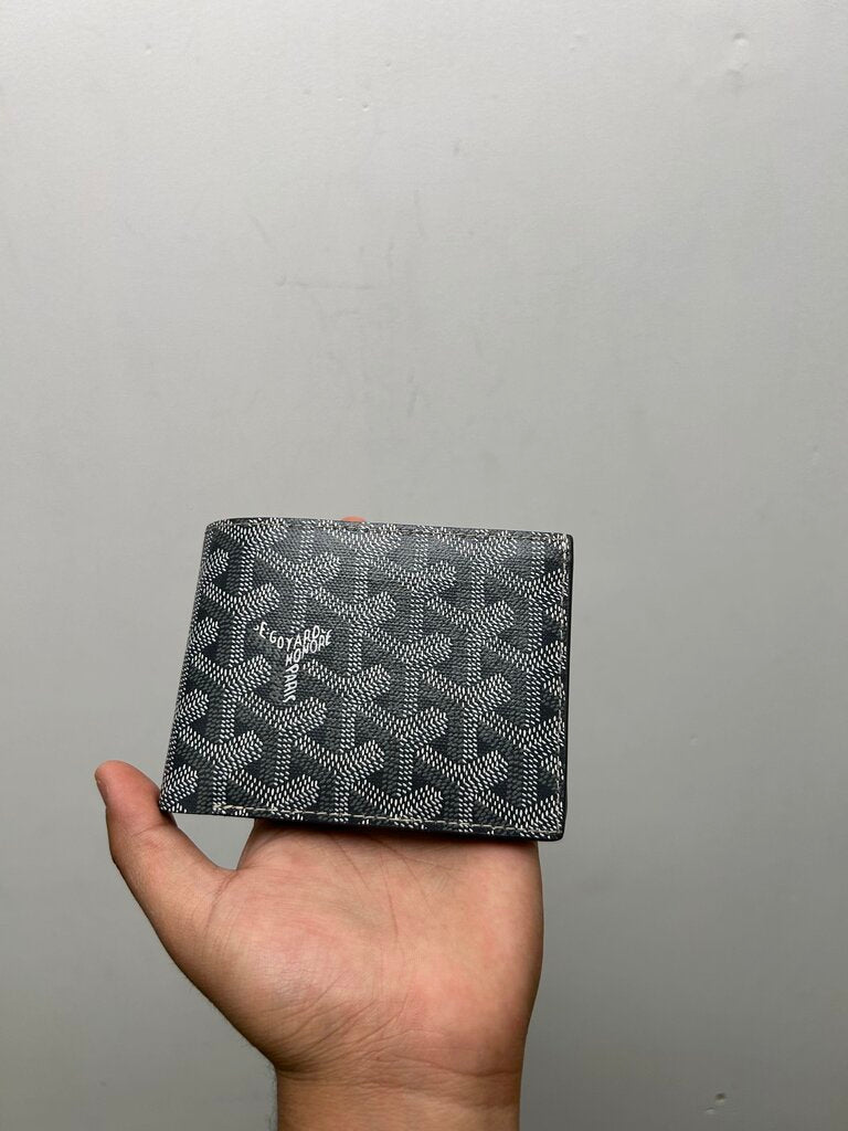 New Goyard Victoire Grey Bi Fold Wallet