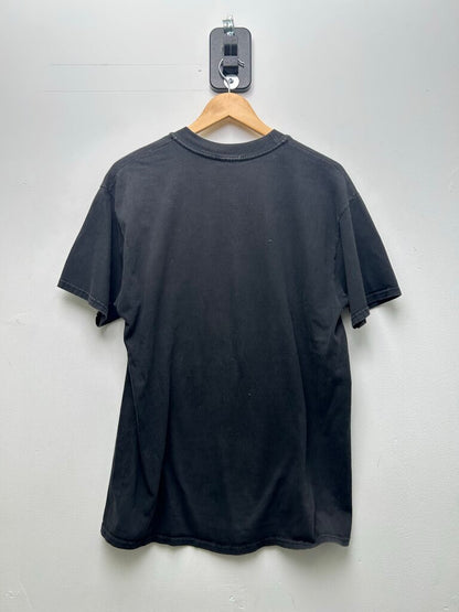 1997 Elvira Blue Queen Bee Black Tee sz. Largish/XLish