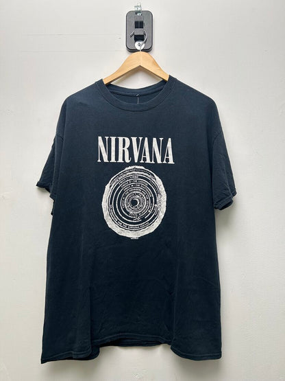 2003 Nirvana Vestibule Fade Black Tee sz. XLish
