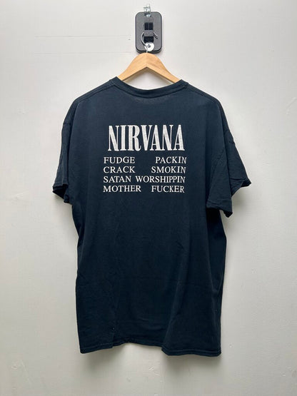 2003 Nirvana Vestibule Fade Black Tee sz. XLish