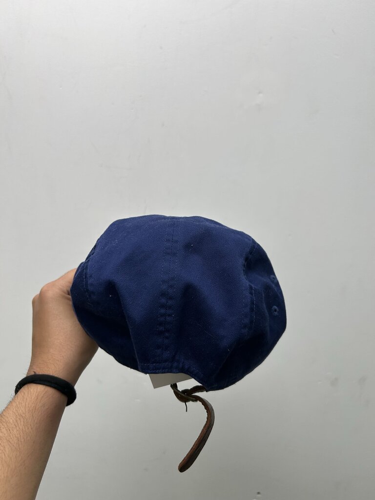 Preowned Supreme Navy Bogo Camp Cap