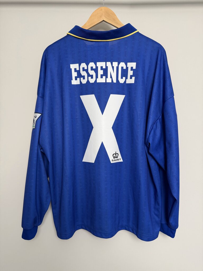 New Saint Michael Blue Polo L/S Size Medium