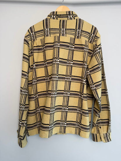 New Stussy Yellow Flannel size XL