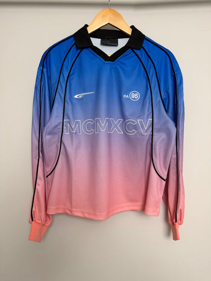 New Faciane Sunrise Blue Pink Field Jersey sz.S