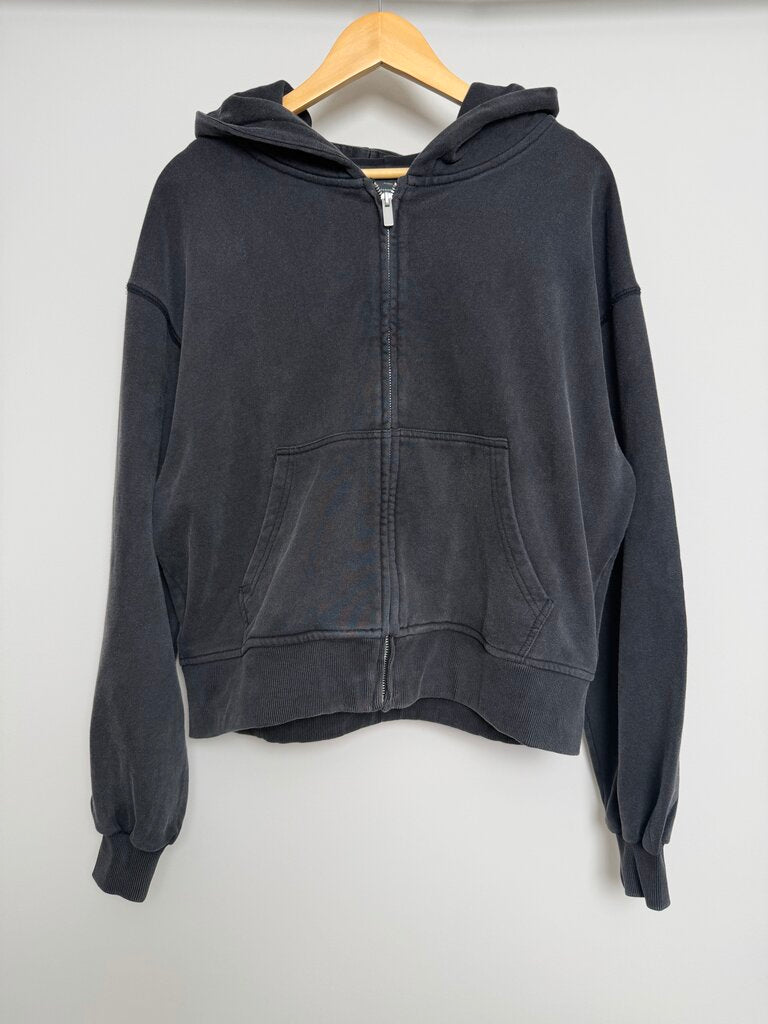 New Faciane Charcoal Grey Zip Hoodie sz.L