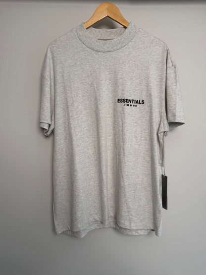 New Essentials Light Oatmeal Tee Size Small