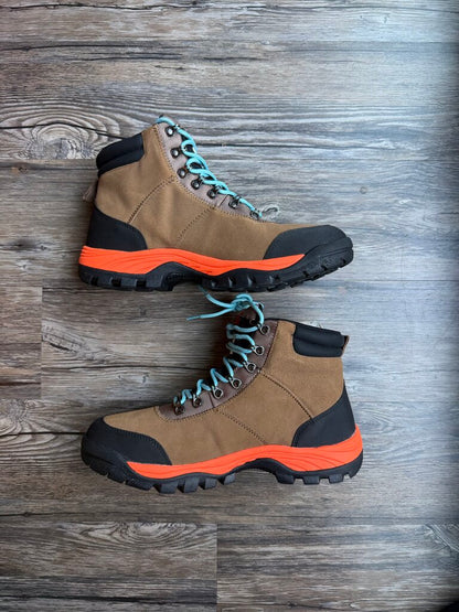 New 74iswar Brown Hiking Boot size 9