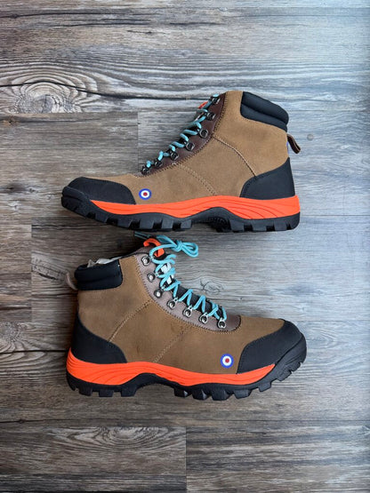 New 74iswar Brown Hiking Boot size 9