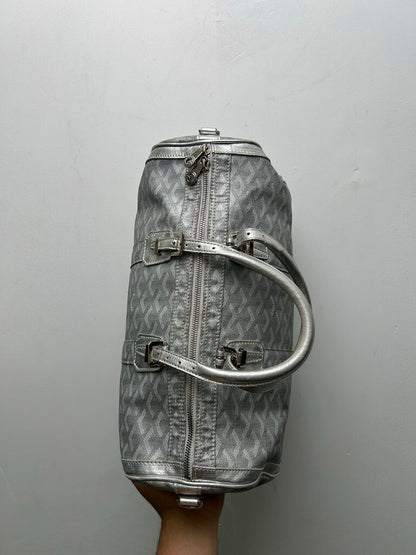 2007 Goyard Silver Crosiere 35 Mini Duffle Silver
