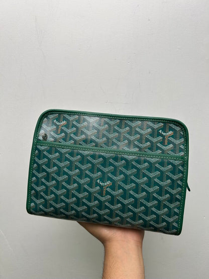 Preowned Goyard Green Jouvence Toiletry PM