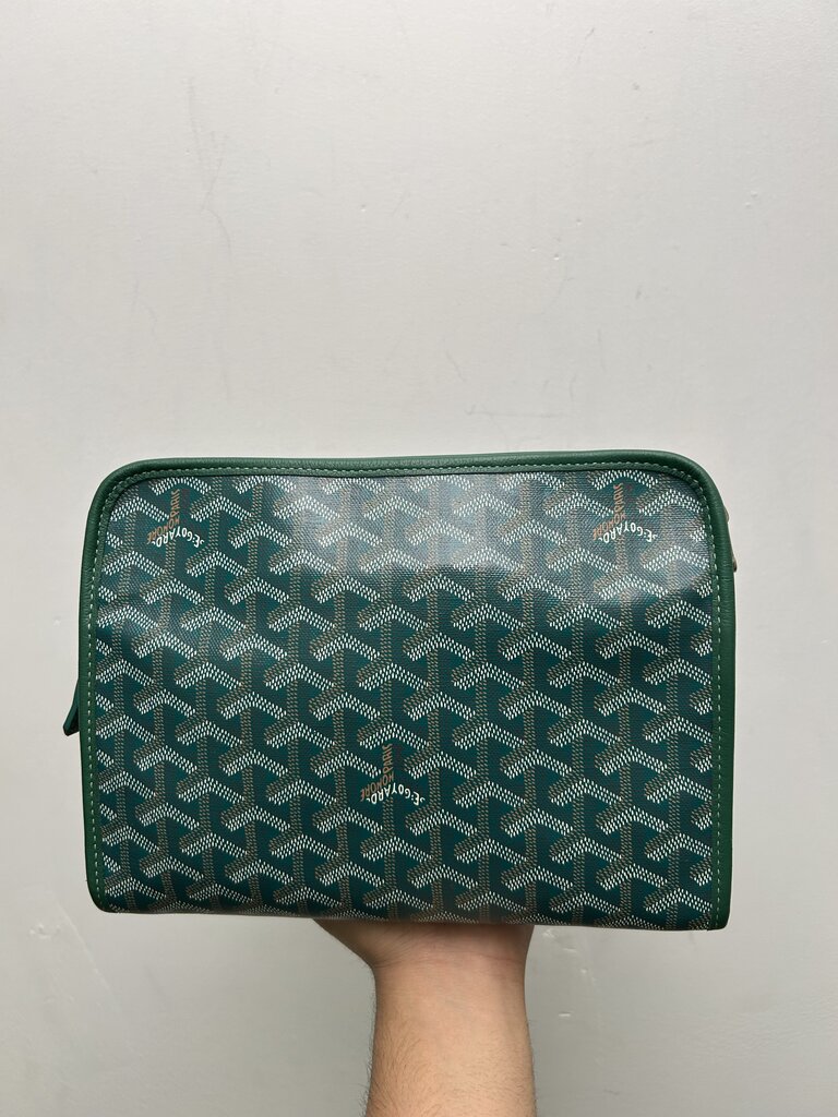 Preowned Goyard Green Jouvence Toiletry PM