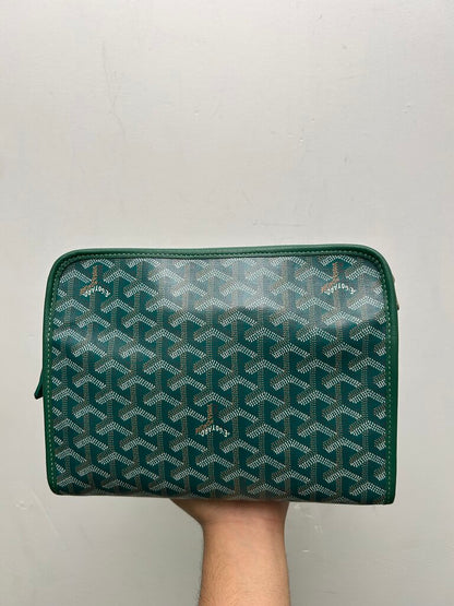 Preowned Goyard Green Jouvence Toiletry PM