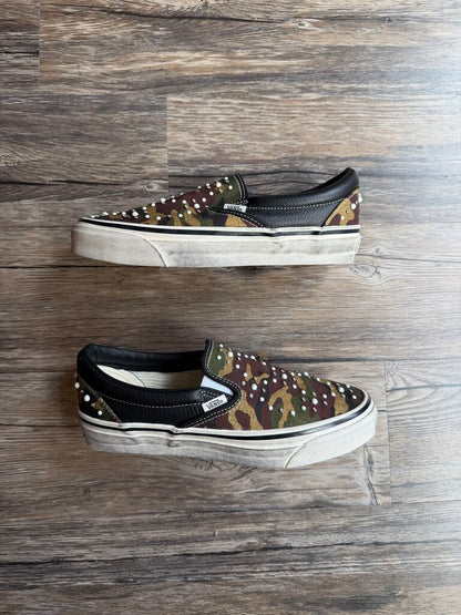 New Vans Camo Pearl Slip On Size 9