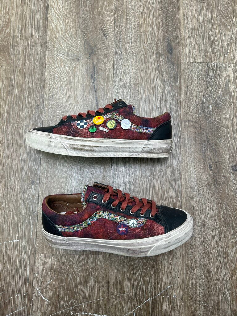 Preowned Vans Souvenir Burgundy Sz.9.5