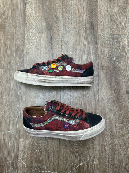 Preowned Vans Souvenir Burgundy Sz.9.5