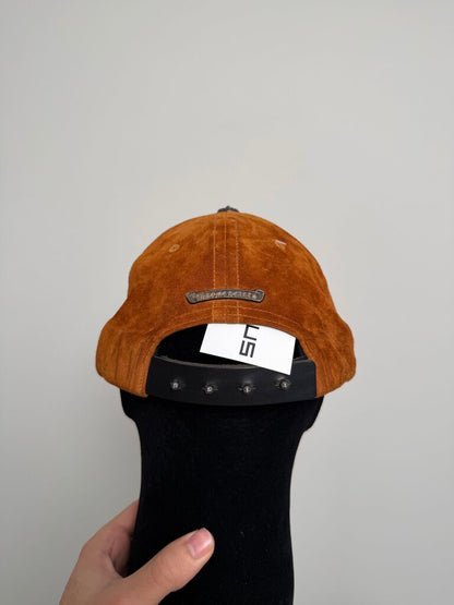 Preowned Chrome HEart Brown Suede Dagger Hat
