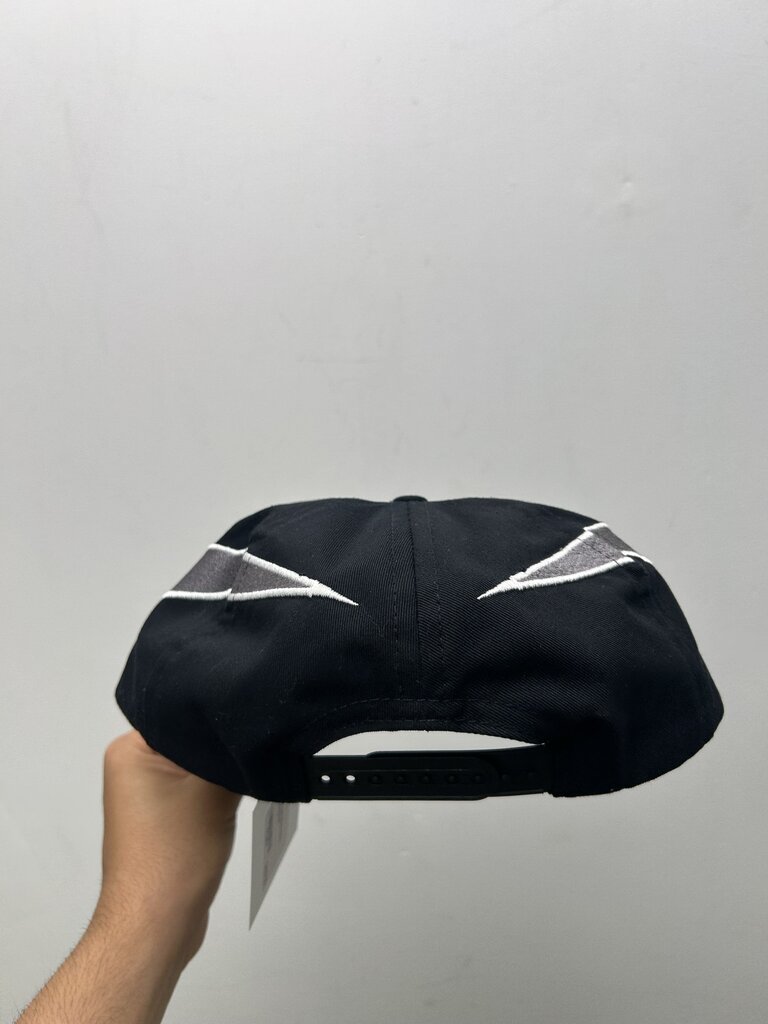 New Satoshi Black Grey Lightning Hat