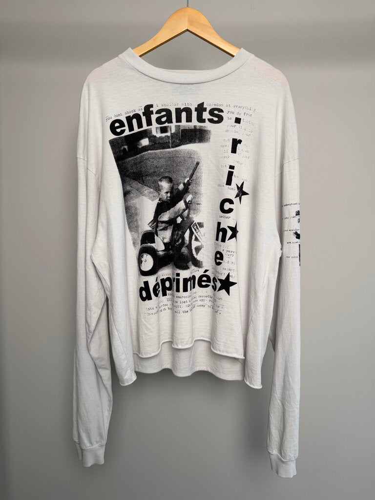 Preowned ERD White Buzzcut Longsleeve sz.L