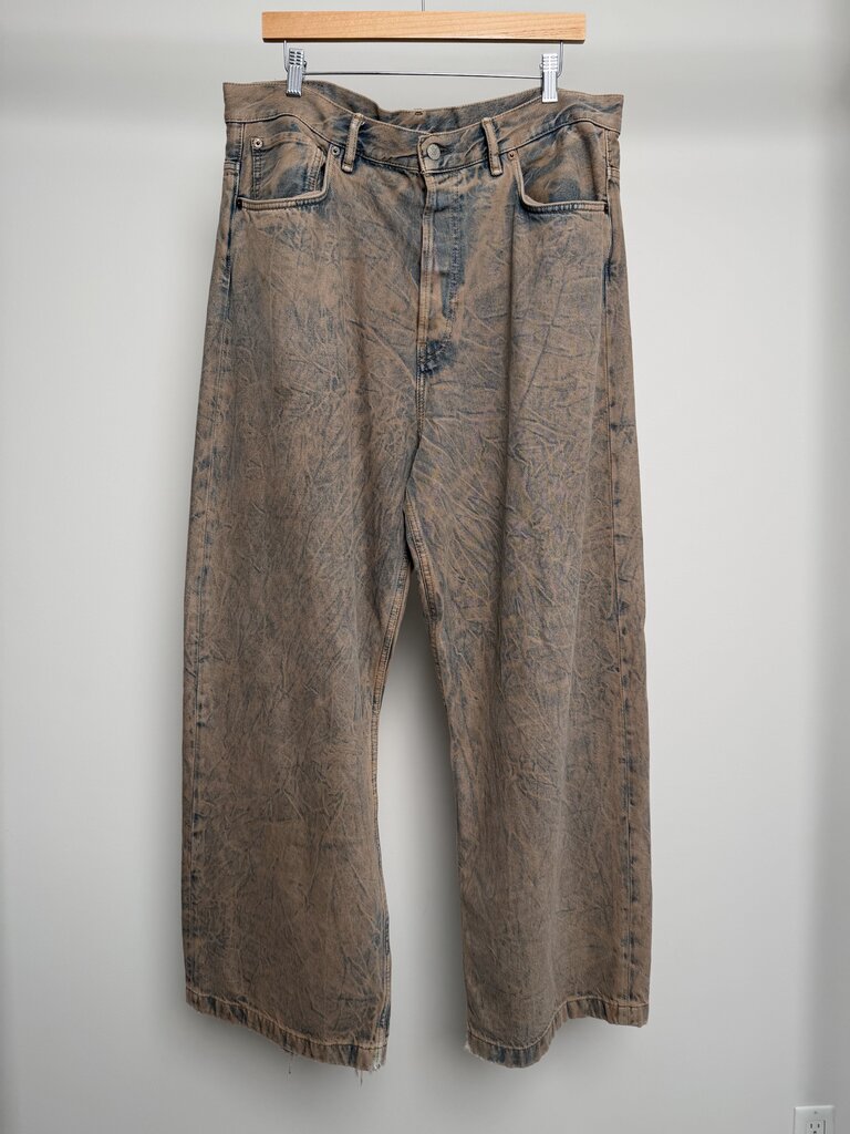 Preowned ACNE Baggy Rust Denim size 34