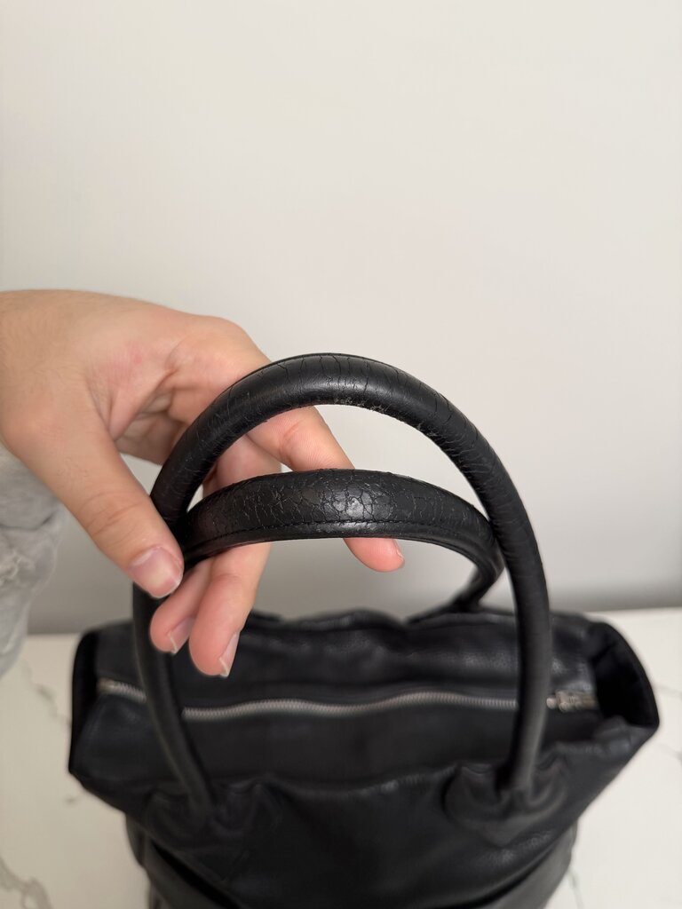 Preowned Chrome Heart Black Cross Tote Bag