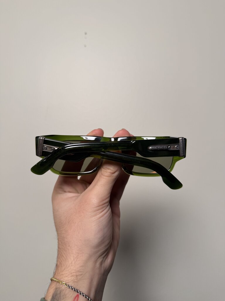 Preowned Chrome Heart Girth Quake Green Sunglasses